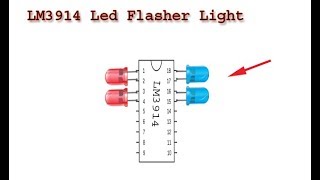 How To Make Led Light Flasher Using Lm3914, Diy Adjustable Flasher