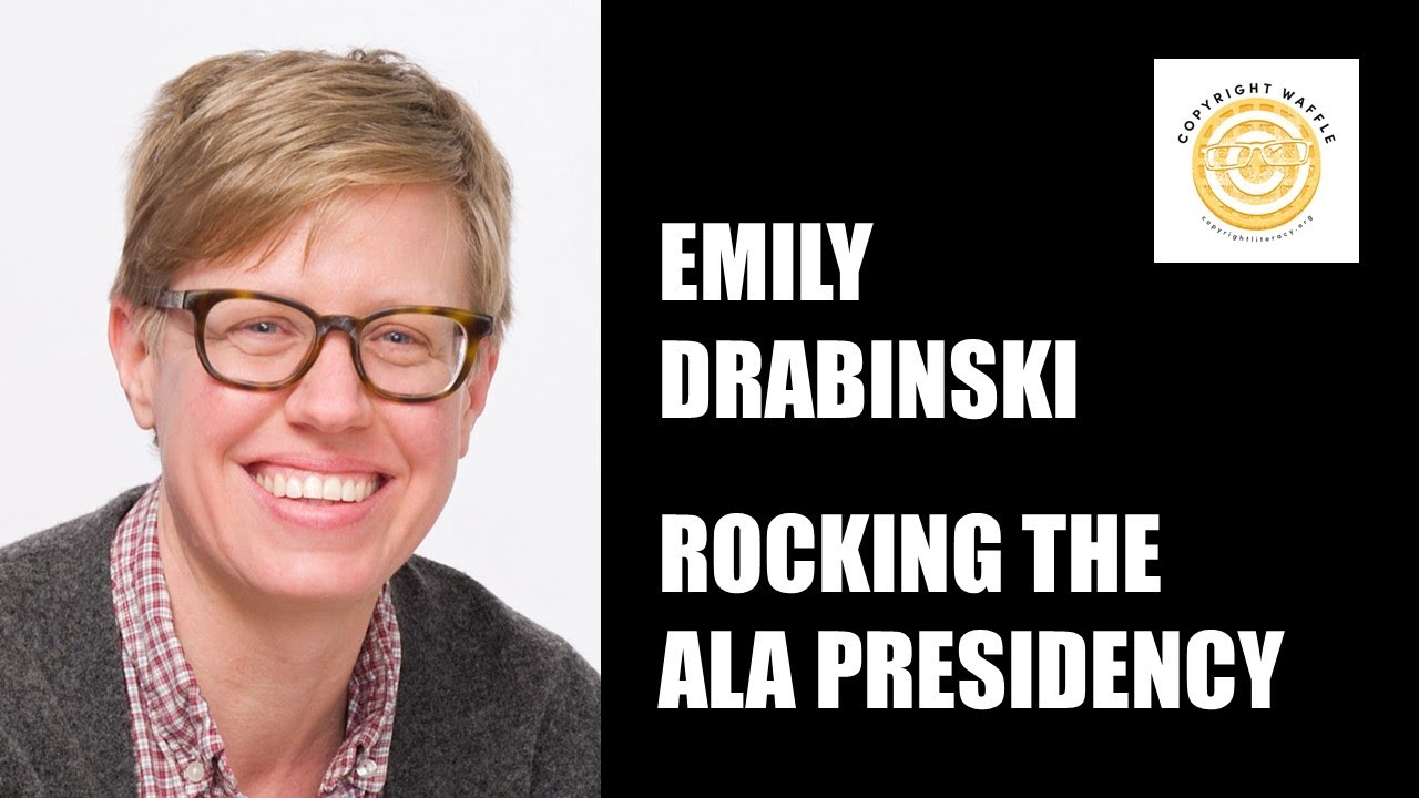 Emily Drabinski Rocking the ALA Presidency a Copyright Waffle