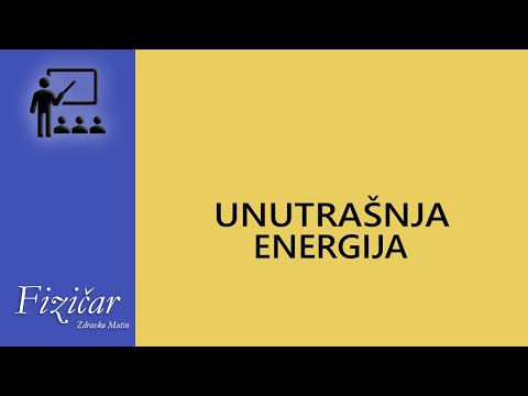 Unutrašnja energija,  termodinamički rad, toplota i temperatura