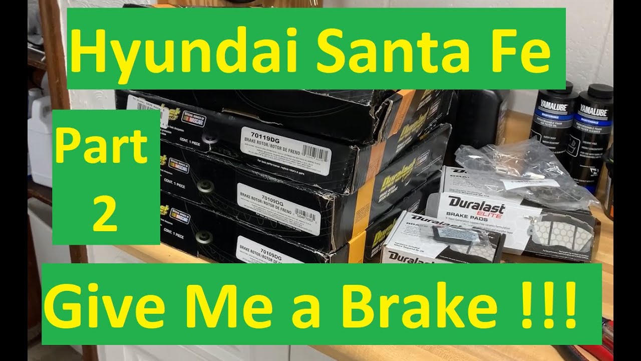 Hyundai Santa Fe Rear Brake Replacement YouTube