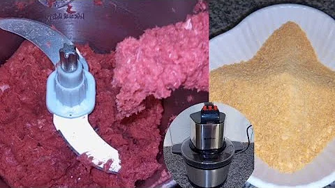 HOW TO USE THE MULTI PURPOSE MEAT GRINDER | FOOD PROCESSOR | YAM POUNDER #mfalh #meatgrinder