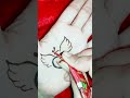 Easy love A ❤️ mehndi design #mehndi #A #art #hennadesign #shorts #viral