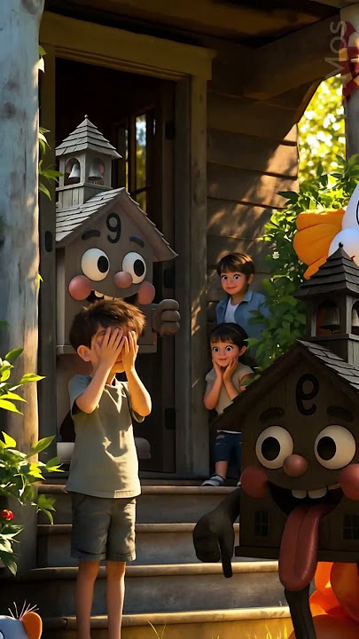 Hide & Seek with La Esok Sekolah 👁️🏚️ | #BrainrotShorts