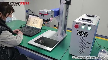 RZ50F handheld protable fiber laser marker with up down z axis