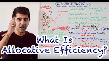 Y1 21) What is Allocative Efficiency?