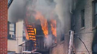 Dozens displaced after explosion and fire at Bronx apartment building