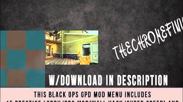 Black ops Mod Menu GPD.