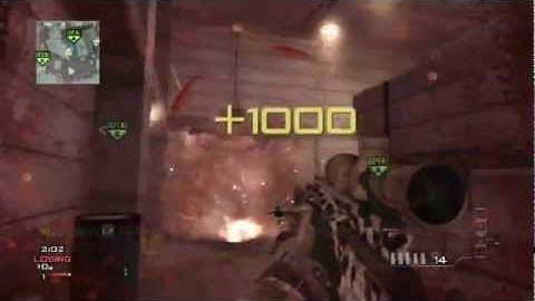 MW3 INSANE 1v4 clutch SnD!!