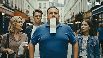 Expensive roaming fees make travel a hassle — skip the drama and use ByteSIM eSIM#esimtravel #funny