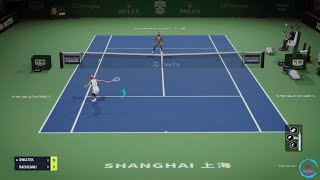 Tiebreak gameplay - Iga Swiatek vs. Emma Raducanu - Shanghai - Expert Difficulty-PC (Early access 4)