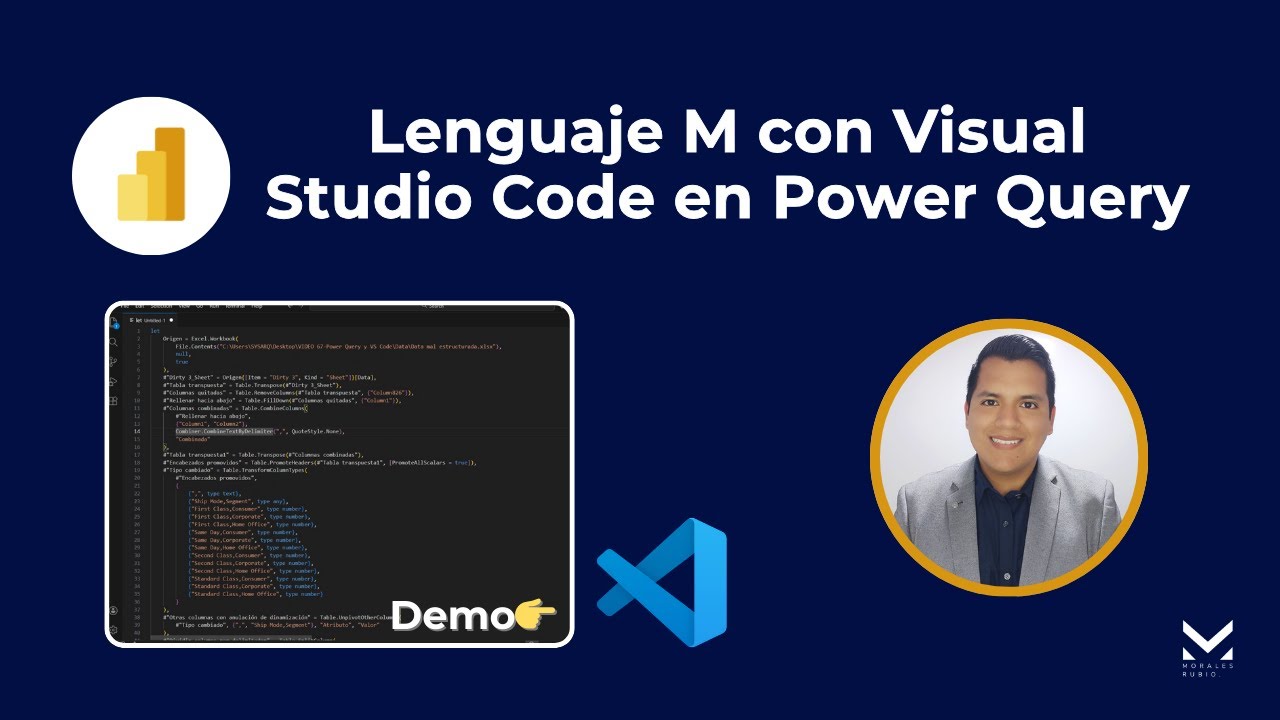 Genera Código M con Power Query en VS Code 🤖📈📊
