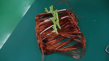 Big and heavy stator coil winding machine wire making machine