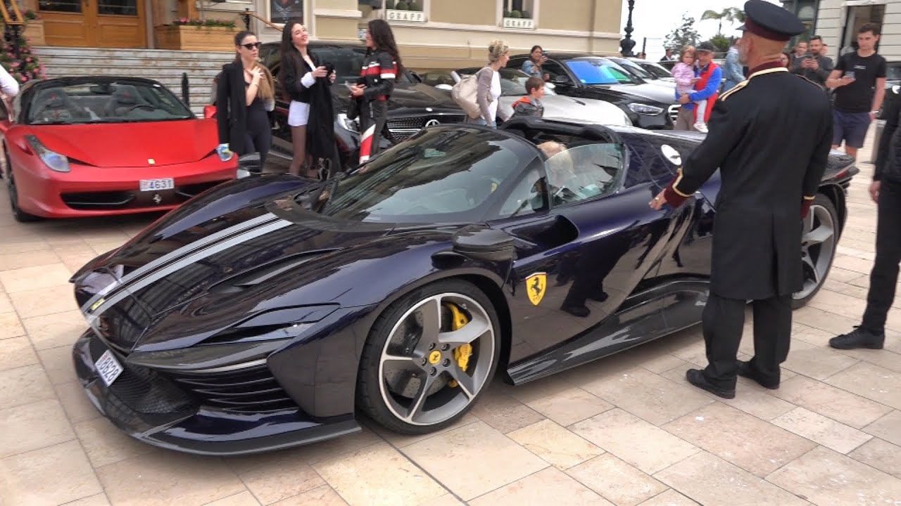 La nouvelle Ferrari Daytona SP3 arrive au Casino de Monaco 😍