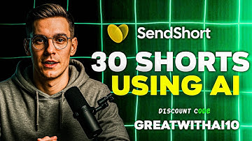 I Created 30 YouTube Shorts Using ONLY AI | sendshort.ai
