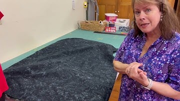 How to make a quilt back using 44" wide fabrics from University of Sewing. Margaret shows you how.