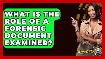 What Is The Role Of A Forensic Document Examiner? - The Crime Reel