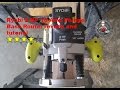 Ryobi 2 HP 10-Amp Plunge Router review and tutorial RE180PL1G