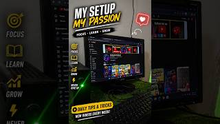 My Computer Setup 😍 | Daily Computer Tricks &amp; Tips | YouTube Workspace Setup 🔥#computer