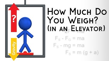 Calculate Normal Force & Scale Reading in an Elevator | Apparent Weight vs. Gravity