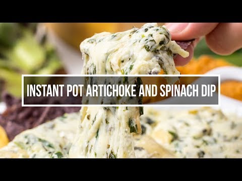 Instant Pot copycat Applebee's artichoke and spinach dip