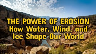 The Power Of Erosion How Water, Wind, And Ice Shape Our World