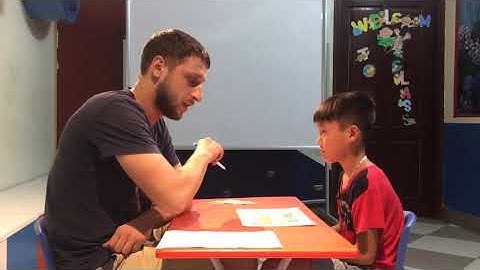 Quang Huy-Test speaking-Hệ thống Anh ngữ Quốc tế Nemo - Tiếng Anh trẻ em 4-15 tuổi.