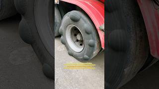 Why Does This Truck Tire Have Bubbles? #weird #funny