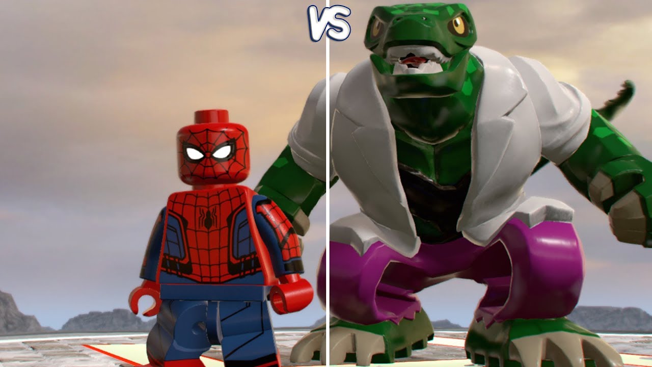LEGO Marvel Super Heroes 2 - Spider-Man vs Lizard - CoOp Fight (Free Roam  Gameplay HD) - YouTube