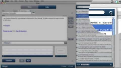 Mac20Q Tips 17 - Using Blogo blogging software