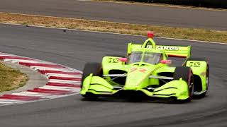 Portland Grand Prix - Indycar driver Simon Pagenaud , Slow-Mo at the 2021 Portland Grand Prix