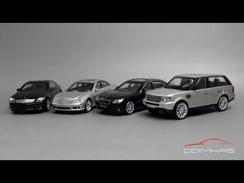 Бюджетники: недорогие масштабные модели автомобилей | Rastar | BMW M5 E60 | Mercedes-Benz S63 AMG