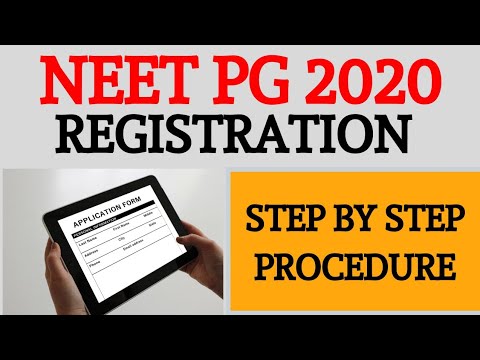 How to fill Neet PG 2020 Application form online, Step By step Procedure|Neet PG 2020 Registration