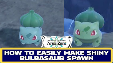HOW TO EASILY MAKE SHINY BULBASAUR SPAWN IN INDIGO DISK DLC!! | Easy shiny guide