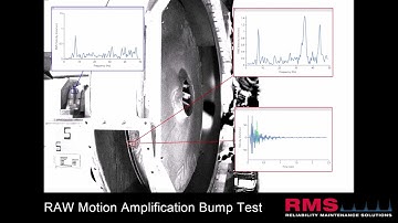 Resonance Bump Testing using Motion Amplification