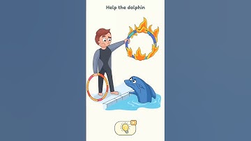 Dop2 | level 890 | Help the dolphin | delete one part | #dop2 #solve #shorts