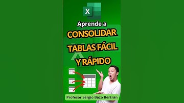 ¡Domina CONSOLIDAR en Excel en 60 segundos! Une múltiples tablas sin fórmulas