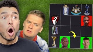 Can I Beat Luke Pingu In Football Tic Tac Toe π₯
Lets SMASH 1000 likes if youre excited for Footy Tic Tac Toe !!
β€ Buy the cheapest FUT coins at https://www.u4gm.com/fifa-23-coins
β€ Use Code fish for 5% off!
Follow me on Instagram - https://www.instagram.com/oakel/
Our golf channel: https://www.youtube.com/c/AbsoluteBandits
Support the channel by becoming a member here: https://www.youtube.com/channel/UCmsO3CyGDSgi1-XhkVns3TA/join
In todays video myself and @Jack54HD will be taking on the popular game, FOOTBALL TIC TAC TOE! Its a lot of fun! I hope you all enjoy!
If youve not subscribed already, why not hit the red button, its FREE!
#FOOTBALLTICTACTOE
Family friendly content, no swearing.
Thanks for watching,
Oakley Can I Beat Luke Pingu In Football Tic Tac Toe π₯
