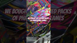 🔥WE BOUGHT 100 SLEEVED PACKS OF PHANTASMAL FLAMES. CHASING THE ZARD!! #pokemon #pokemontcg