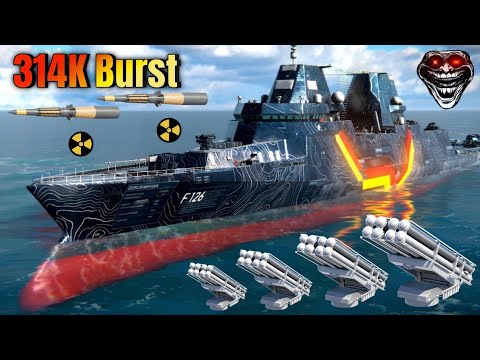 FGS F126 - PHL-191 4X + S-500D 🤯☠️ Deadliest Firepower Frigate 🥶🔥 - Modern Warships