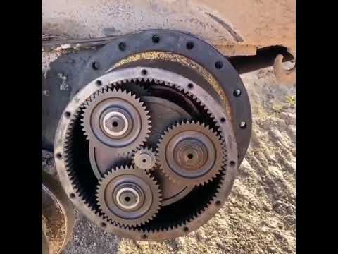 Принцип работы бортовой на бульдозере Komatsu.