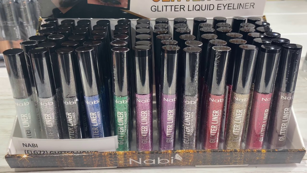 Wholesale Nabi Glitter Liquid Eyeliner l Wholesale Makeup YouTube