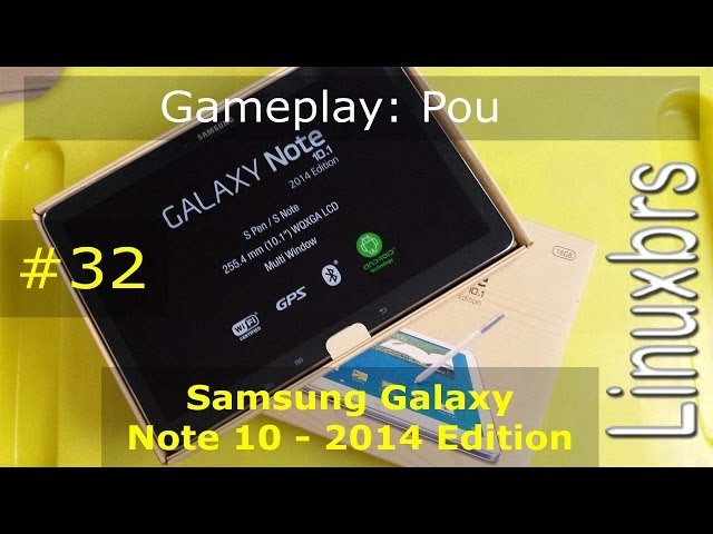 GAMEPLAY ANDROID - POU O SEU BICHINHO VIRTUAL - SAMSUNG GALAXY TAB P6210 -  PT-BR - BRASIL 