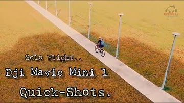 🏅DJI Mavic Mini 1 : How to create Active Track Footage By using QuickShots - [ Without Litchi App ]🏅