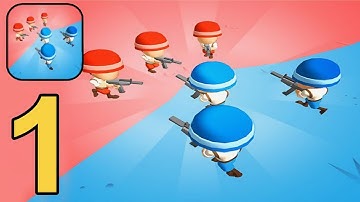 Draw Army: State Survivor - Gameplay Walkthrough Part 1 All Levels 1 to 7 ( Android,iOS )