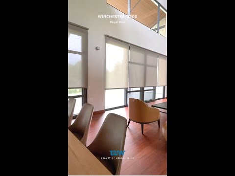 European roller blinds