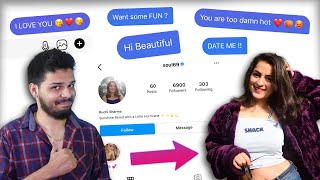 I CREATED A 'FAKE INSTAGRAM GIRL' ACCOUNT *see what happened next*