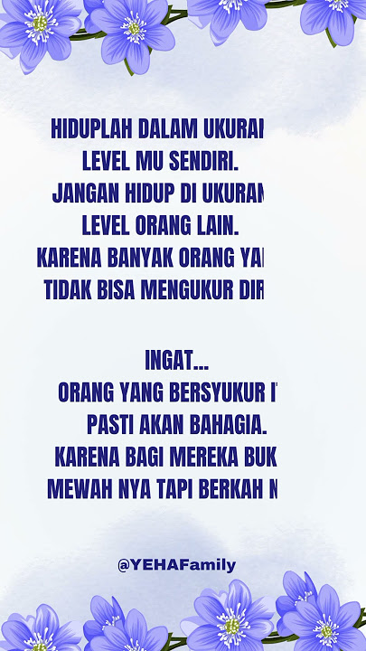 KATA BIJAK MENSYUKURI NIKMAT