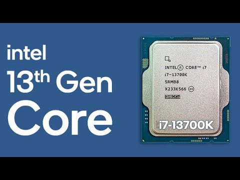 Intel Core i7 - 13700K - Kibontás, bemutató