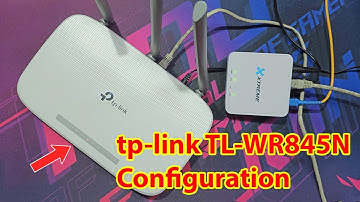 How to setup tp link tl wr845n