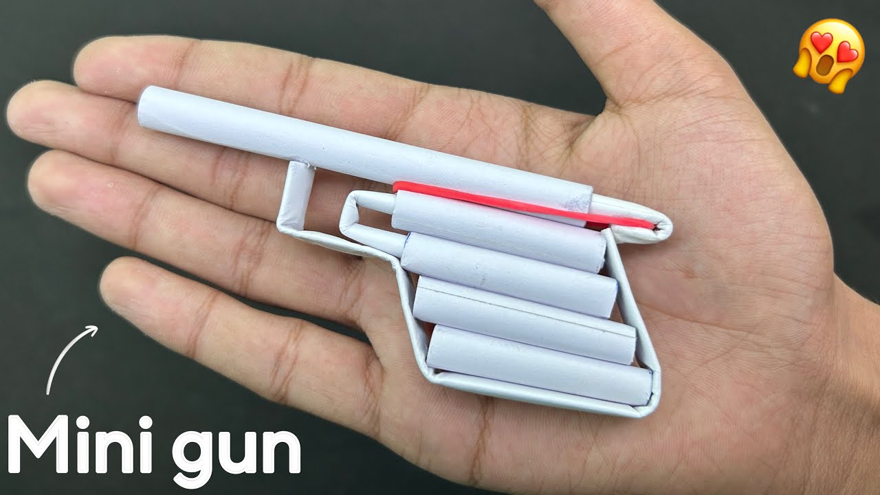 How To Make A Gun That Shoots Paper Bullets How to make mini paper gun that shoots paper bullets | diy paper gun